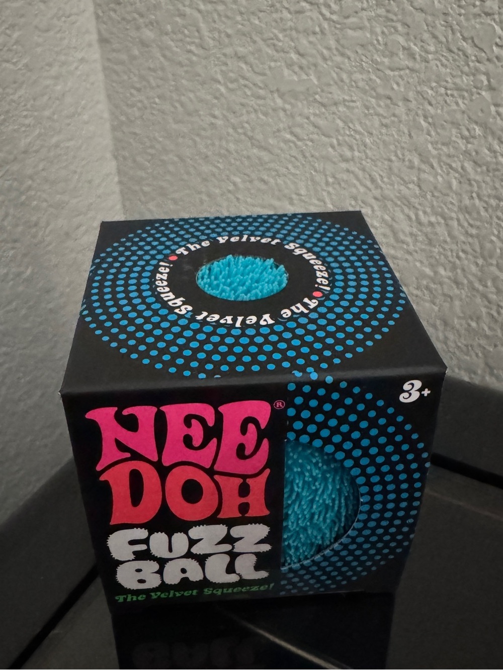 NeeDoh Fuzz Ball Squishy Toy - Blue